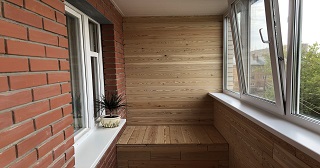 Отделка, остекление, утепление балконов в Тобольске от 210 руб. м/2.